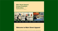 Desktop Screenshot of mainstreetapparel.com